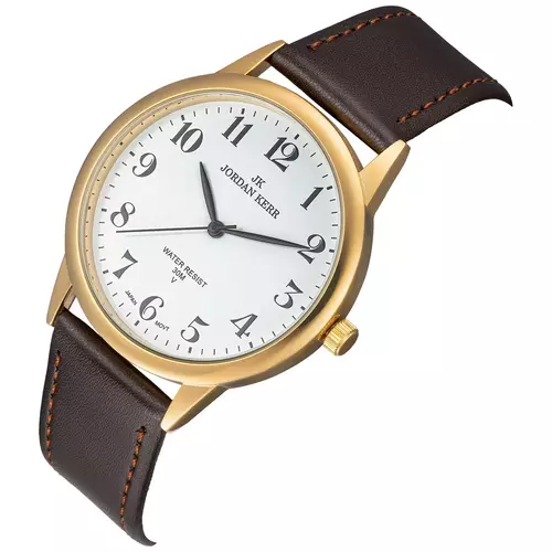 Zegarek JORDAN KERR LG001-08 IPG STANDARD MĘSKI pasek brązowy 3