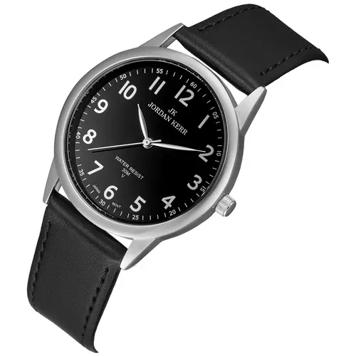 Zegarek JORDAN KERR LG003-01 IPS STANDARD pasek czarny tarcza czarna 3