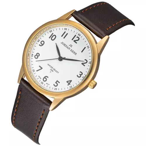 Zegarek JORDAN KERR LG003-08 IPG STANDARD pasek brązowy 3