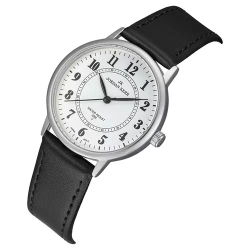 Zegarek JORDAN KERR LG005-03 IPS STANDARD pasek czarny tarcza biała 3