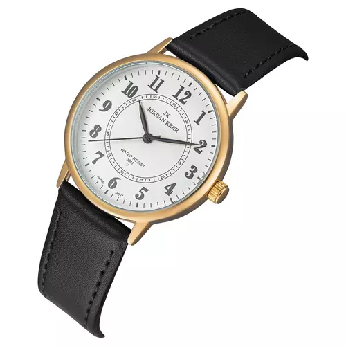 Zegarek JORDAN KERR LG005-07 IPG STANDARD pasek czarny tarcza silver 3
