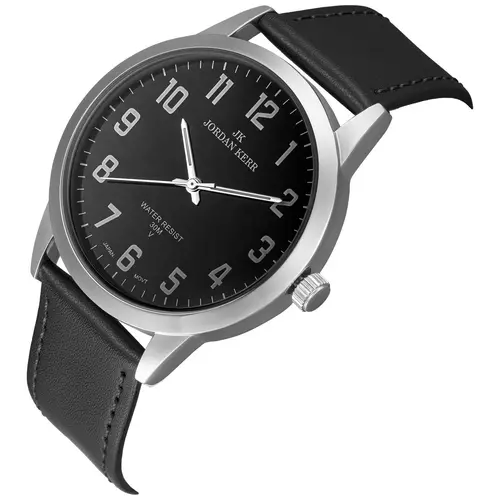 Zegarek JORDAN KERR LG008-01 IPS STANDARD pasek czarny tarcza czarna 3