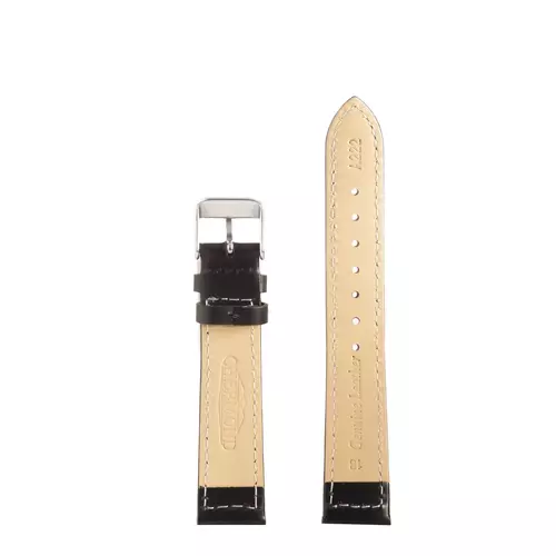 Pasek CHERMOND A222 CZARNY NIĆ CZARNA 18MM 3