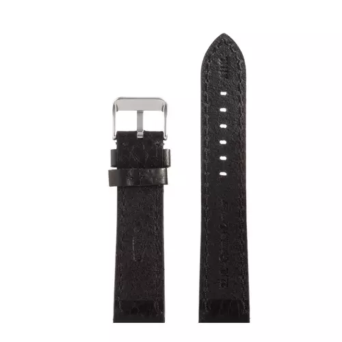 Pasek Chermond A111L CZARNY Z CZARNYM  PRZESZYCIEM 20MM 3