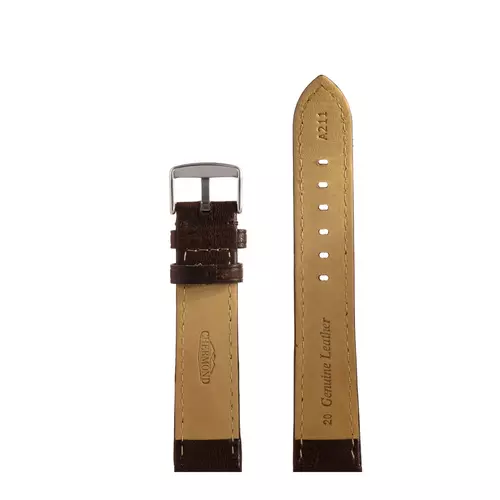 Pasek CHERMOND A211 CIEMNO-BRĄZOWY 18MM 5