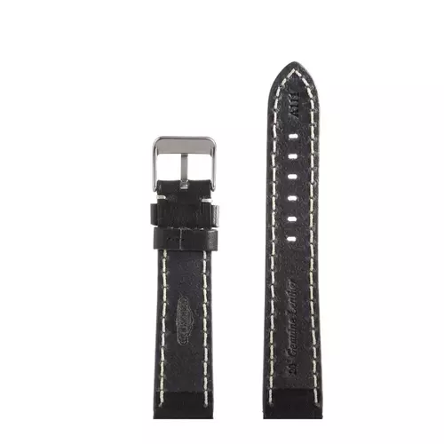 Pasek Chermond A111 CZARNY NIĆ BIAŁA 20MM 6