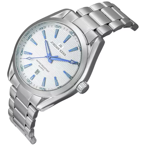 Zegarek JORDAN KERR L1066 IPS Srebrna Tarcza Niebieski index 6