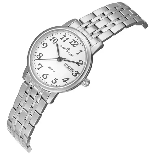 Zegarek JORDAN KERR L1073 IPS Srebrna Tarcza Cyfry 5