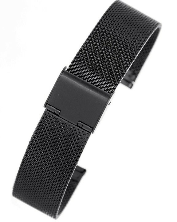 Bransoleta siatkowa JK 0.6 BLACK 8MM