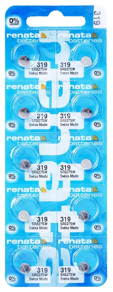 Bateria srebrowa Renata SR527SW / 319 - Blister 10 szt.
