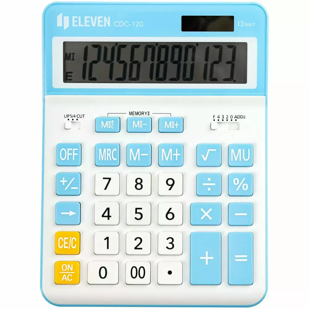 Kalkulator ELEVEN CDC120WH-CY
