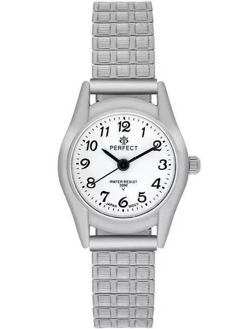 PERFECT GUMKA Damska  XD133-01  SILVER tarcza biała
