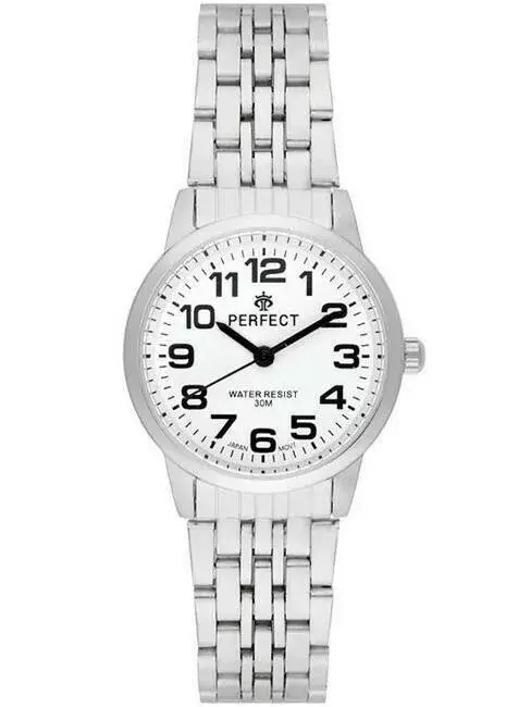 Zegarek Kwarcowy PERFECT R324-01 Silver Metal Standard Damski