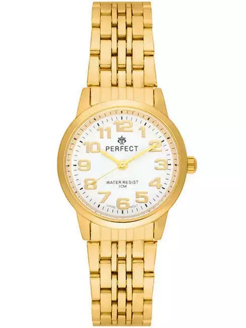 Zegarek Kwarcowy PERFECT R324-07 Gold Metal Standard Damski