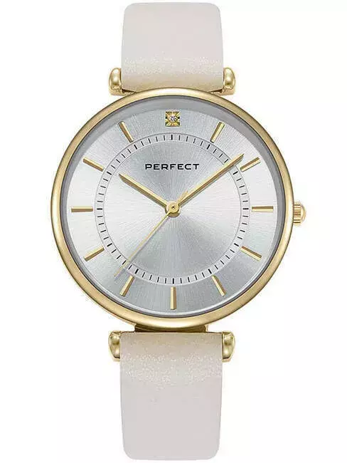 Zegarek Kwarcowy PERFECT E376-03 IPG pasek biały