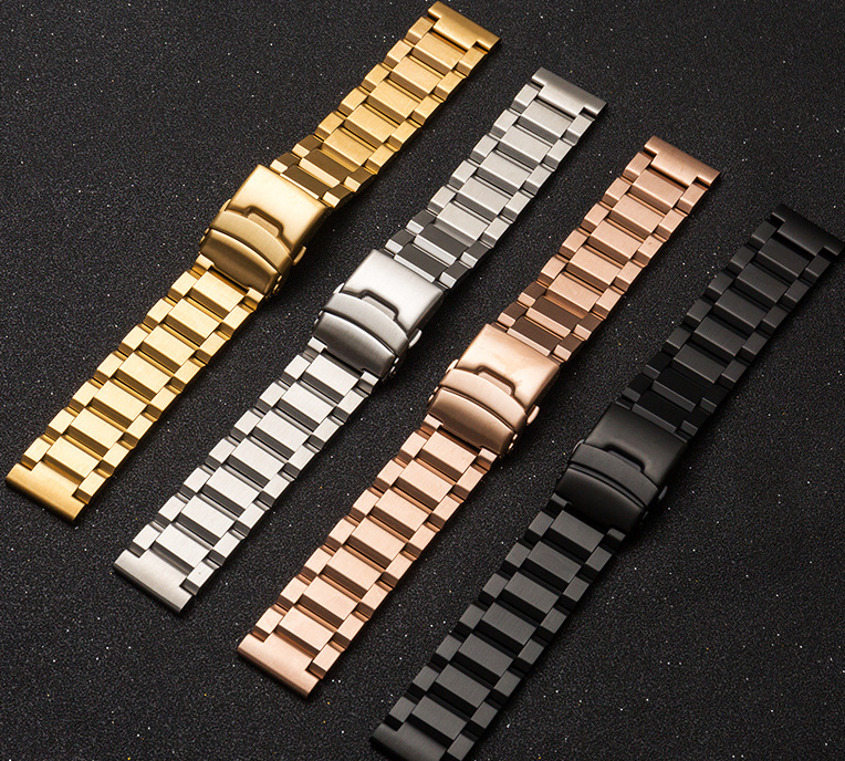 Bransoleta STALOWA solid GOLD 24mm ZŁOTA 1