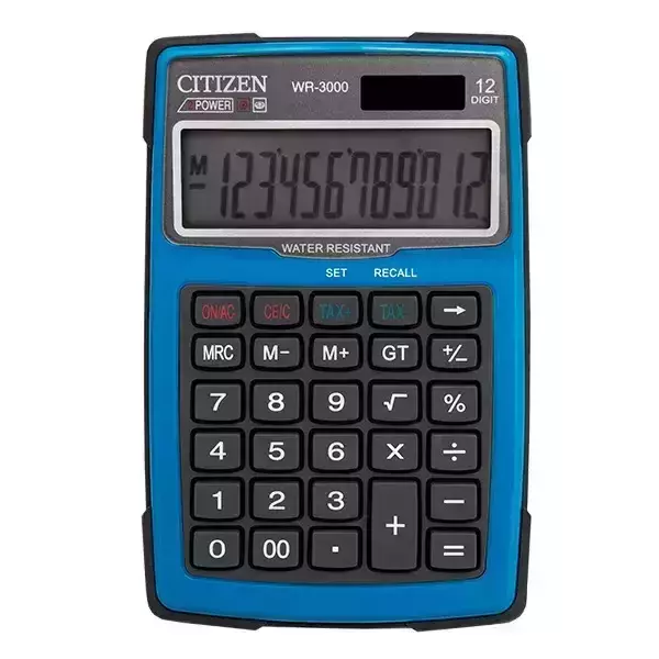 Kalkulator CITIZEN WR3000 Niebieski