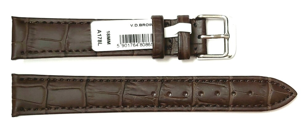 Pasek Chermond A178L BRĄZOWY 22MM