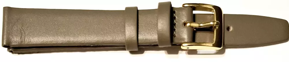 Pasek Chermond A132 szaro-brązowy/taupe/ KLAMRA ZŁOTA 18MM