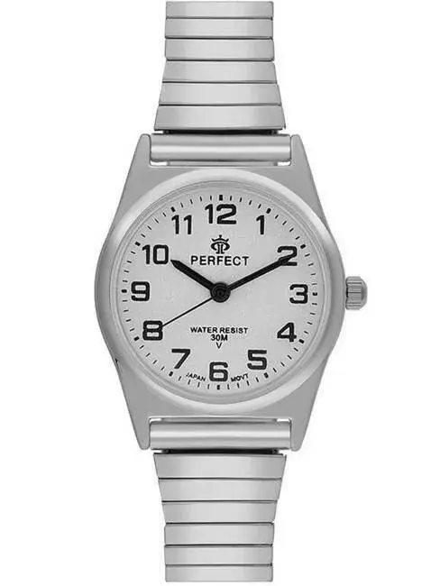 Zegarek PERFECT gumka damska silver XD164-02