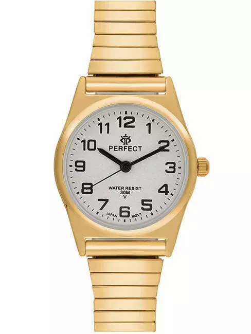 Zegarek PERFECT gumka damska gold  XD164-04