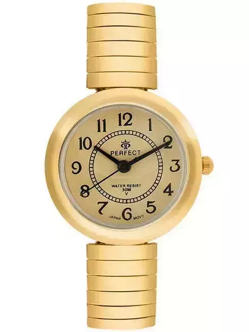 Zegarek PERFECT gumka damska gold X556-03