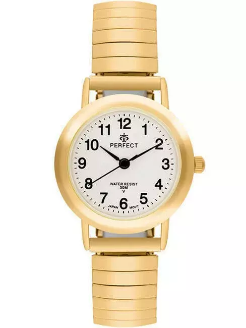 PERFECT GUMKA Damska  XD008-04 GOLD  tarcza SILVER
