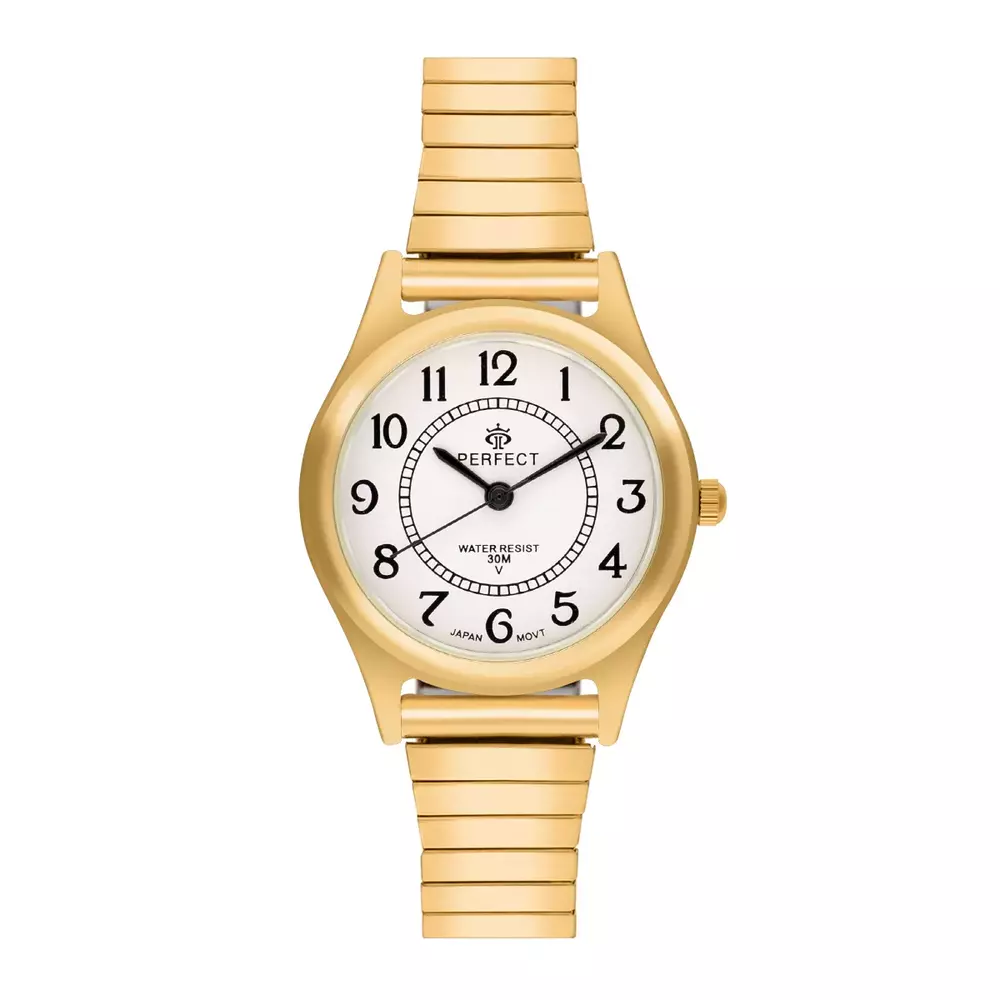 PERFECT GUMKA Damska  XD446-05 GOLD  tarcza SREBRNA