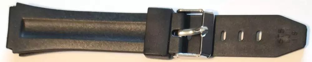 Pasek do  zegarka PCV 03 18mm czarny