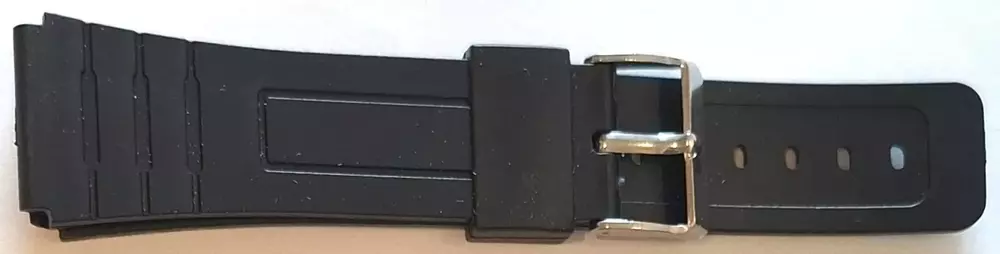 Pasek do  zegarka PCV 05 22mm czarny