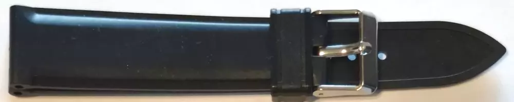 Pasek do  zegarka PCV 06 18mm czarny