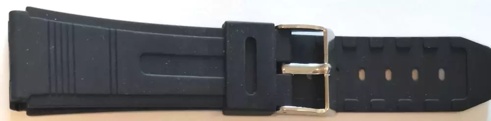 Pasek do  zegarka PCV 07  22mm czarny
