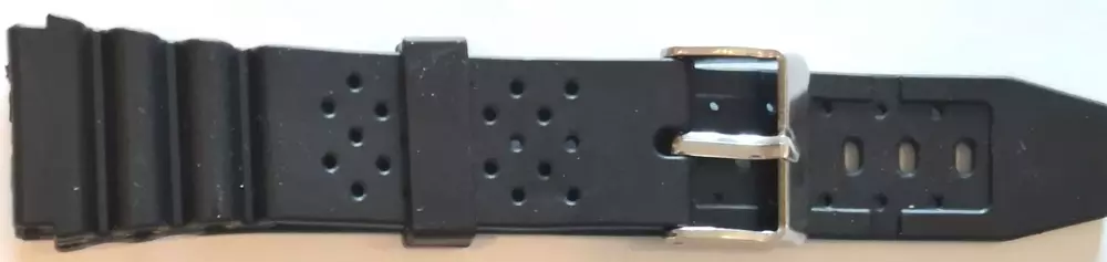 Pasek do  zegarka PCV 08  20mm czarny