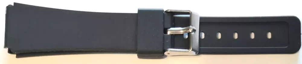 Pasek do  zegarka PCV 13  20mm czarny
