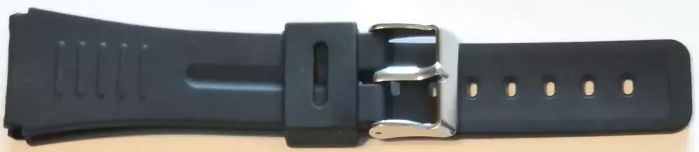 Pasek do  zegarka PCV 16  22mm czarny