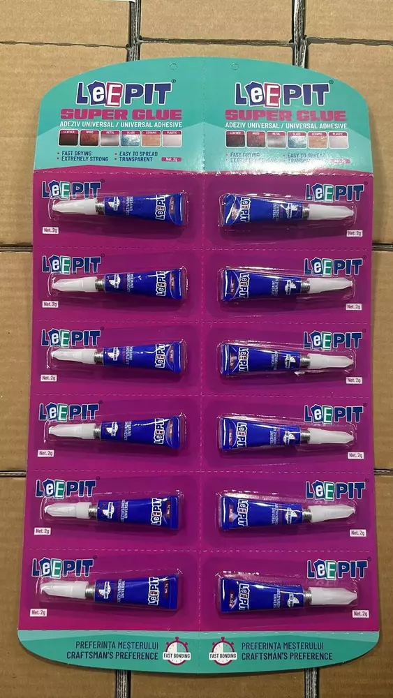 Klej LEEPIT SUPER GLUE 2g - cena za 1 szt.