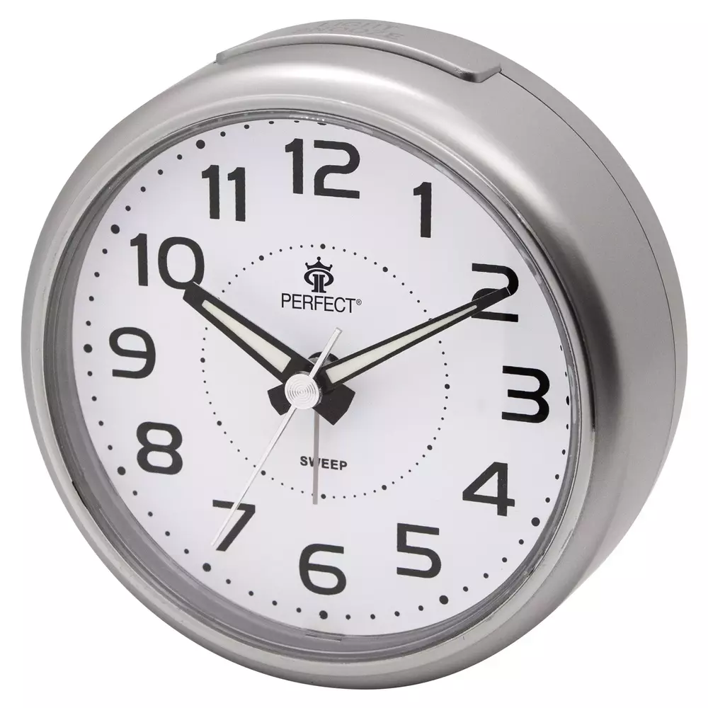 Budzik Kwarcowy Perfect ML006SP Srebrny