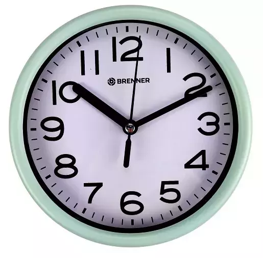 Zegar kwarcowy Brenner 6650BR miętowy Ø 18.5