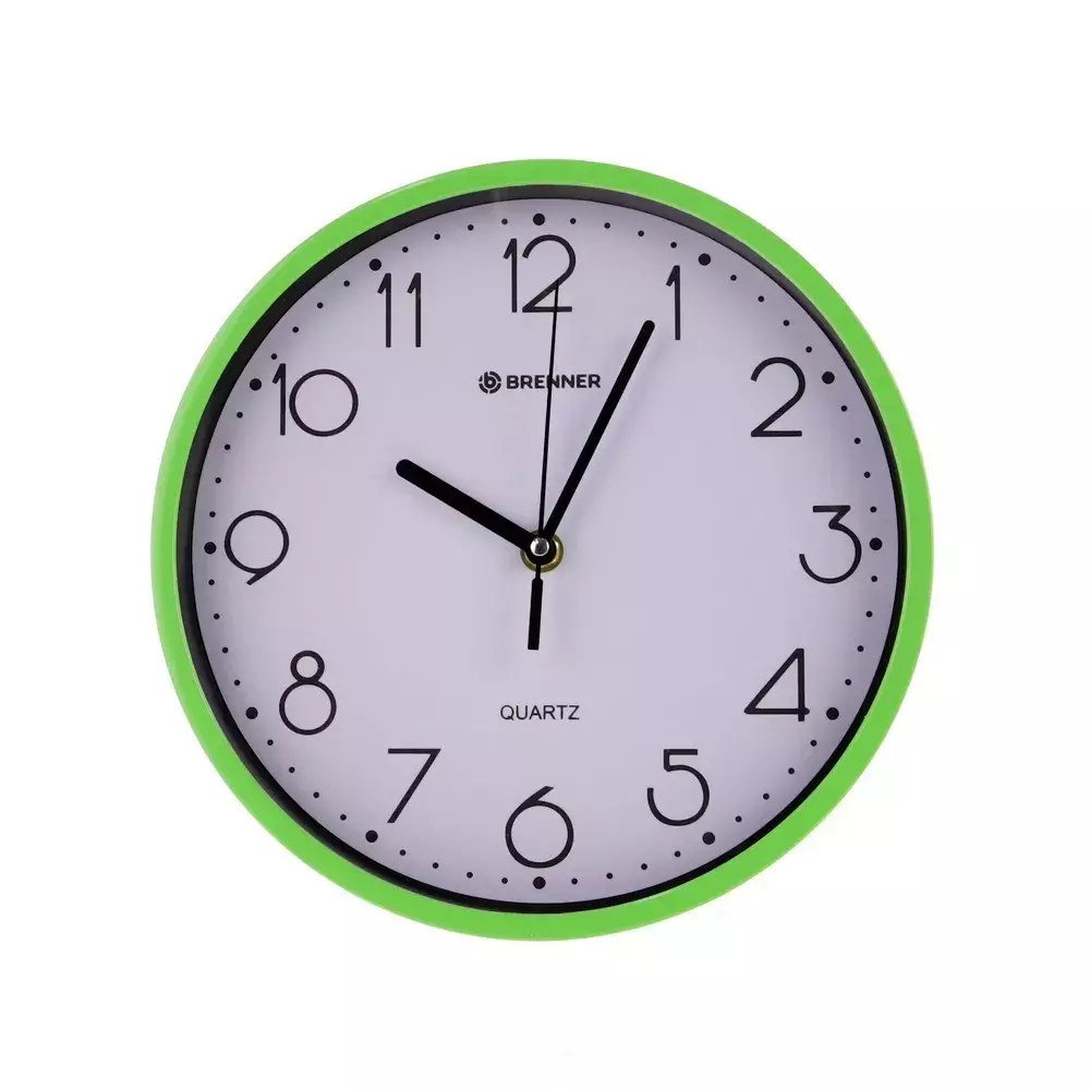 Zegar kwarcowy Brenner 6863BR zielony Ø 20