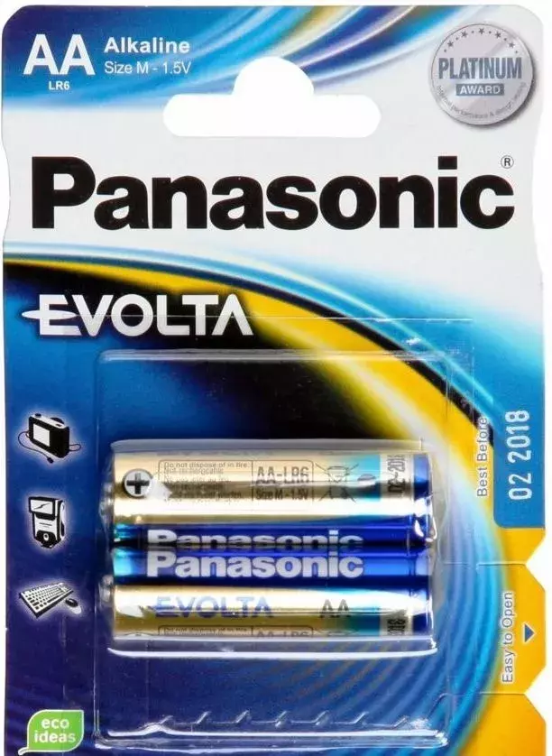 Bateria alkaliczna Panasonic LR6 AA EVOLTA - blister2 szt.