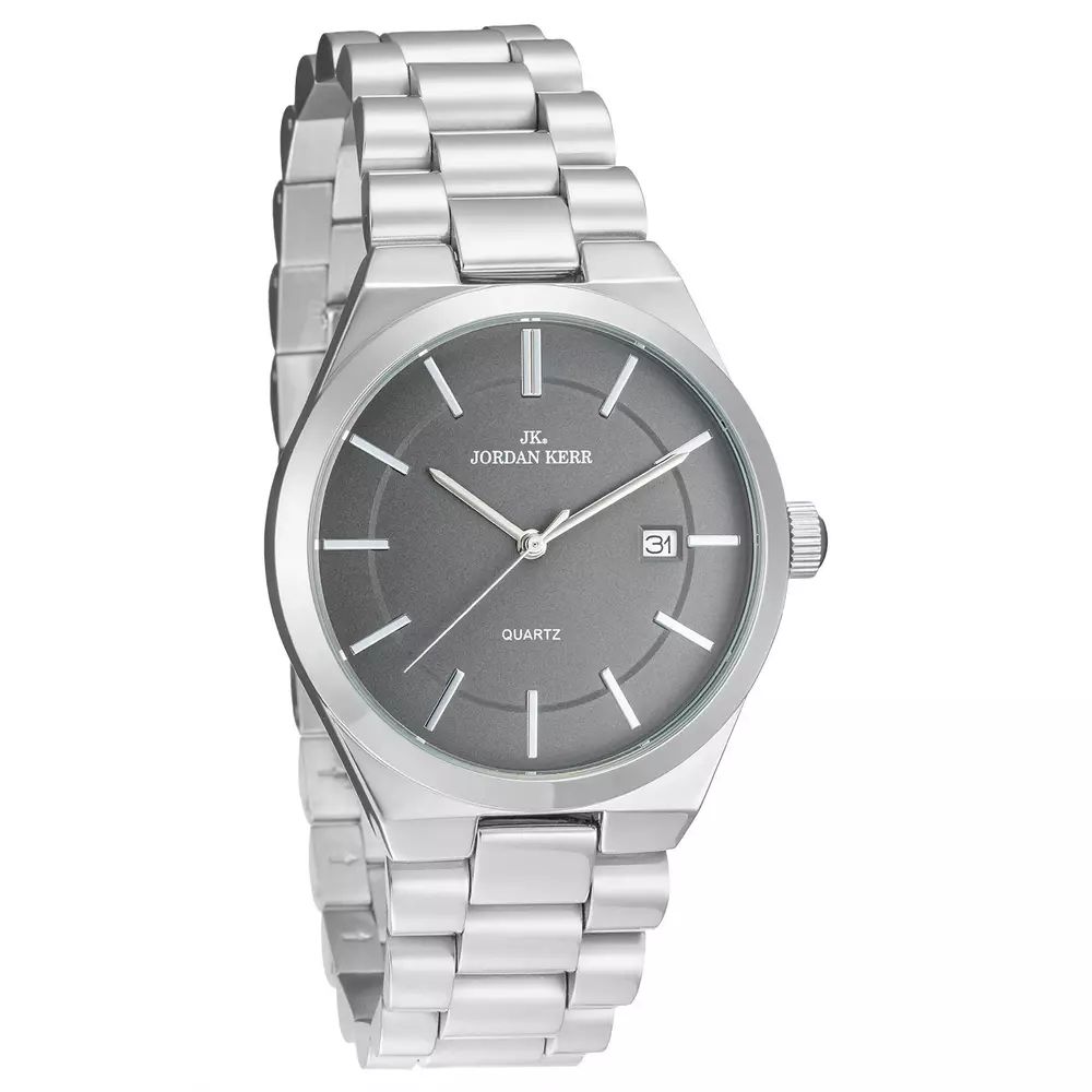 Zegarek JORDAN KERR P9012 IPS Szara Tarcza