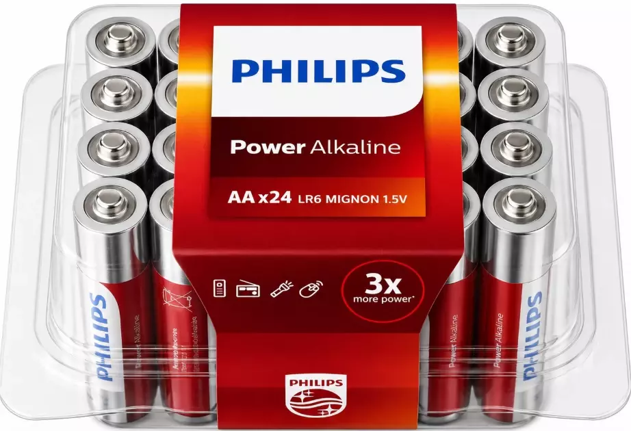 Bateria Philips LR6 BOX 24 POWER ALKALINE
