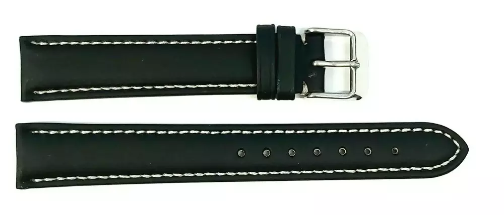 Pasek Chermond A140L CZARNY NIĆ BIAŁA 18MM