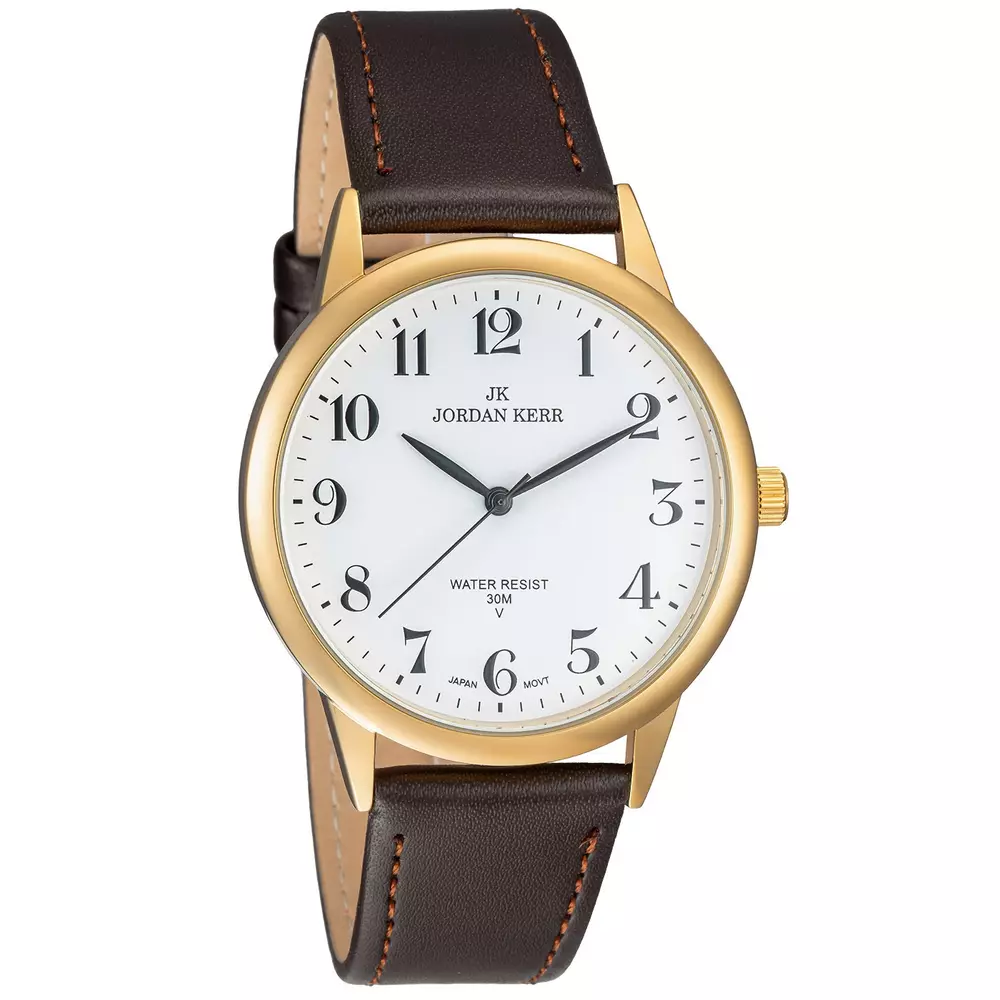 Zegarek JORDAN KERR LG001-08 IPG STANDARD MĘSKI pasek brązowy