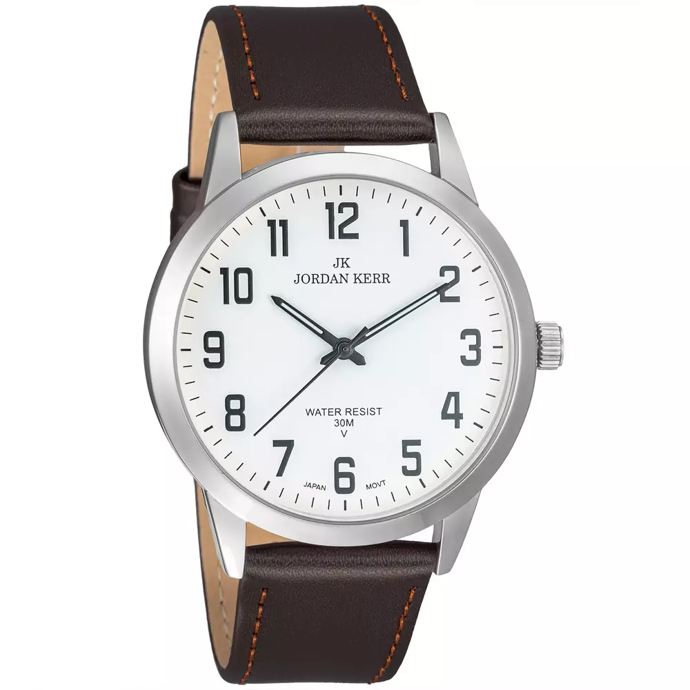 Zegarek JORDAN KERR LG008-04 IPS STANDARD pasek brązowy