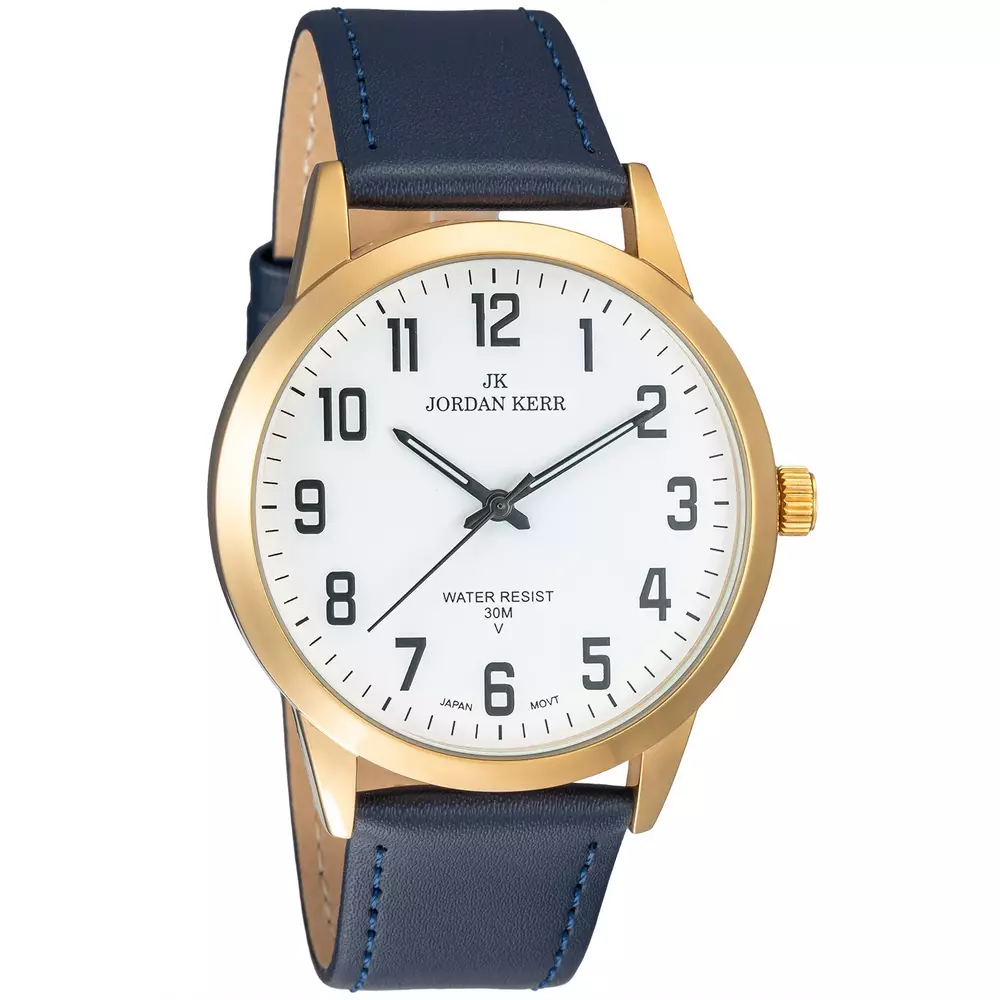 Zegarek JORDAN KERR LG008-09 IPG STANDARD pasek granatowy