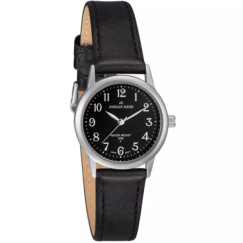 Zegarek JORDAN KERR LL011-01 IPS STANDARD pasek czarny tarcza czarna