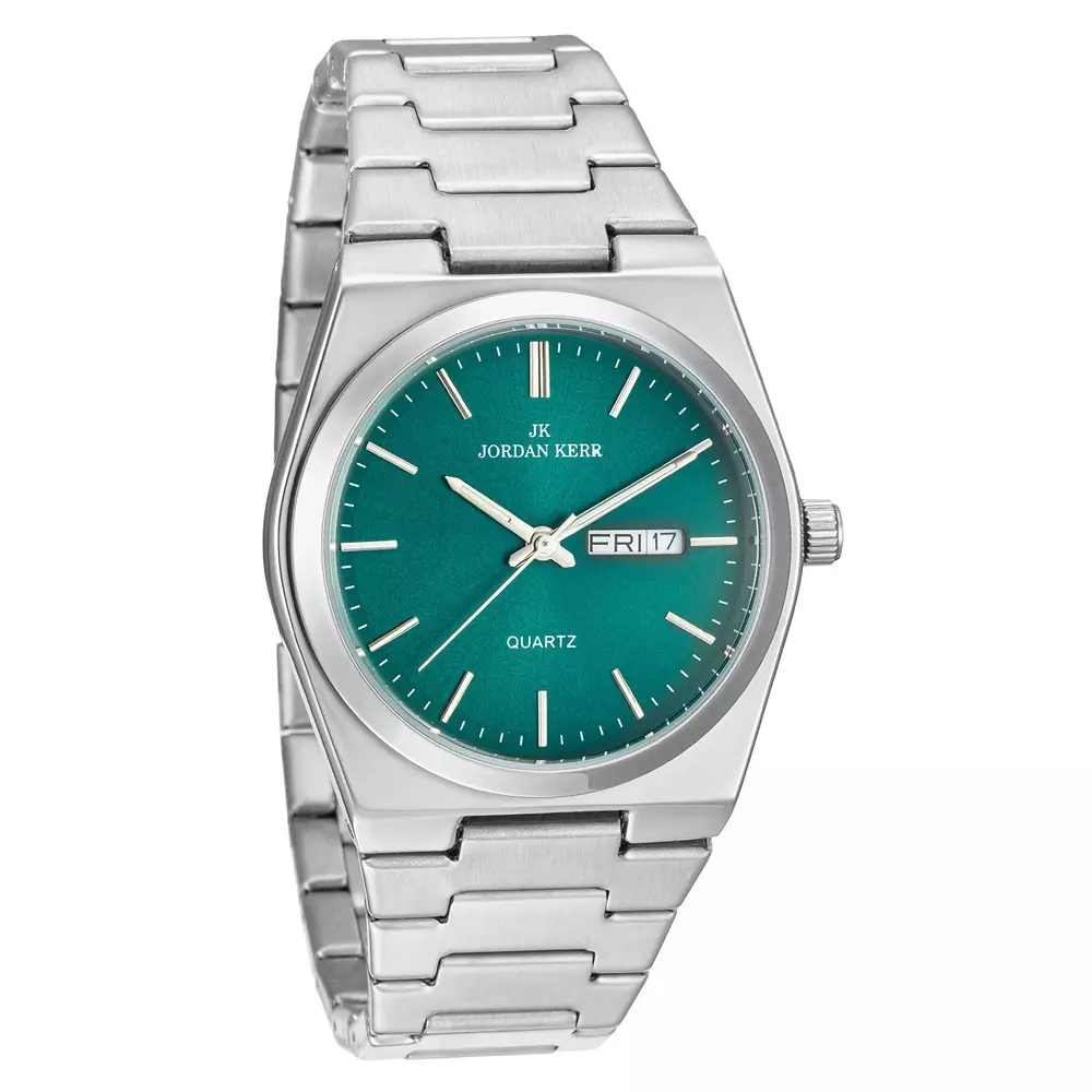 Zegarek JORDAN KERR L1072 IPS Zielona Tarcza
