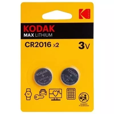 Bateria Kodak Max CR2016 B2