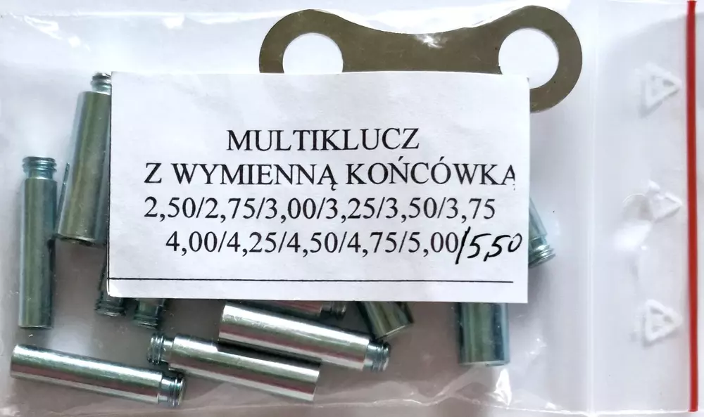 Multiklucz z wymienną końcówką